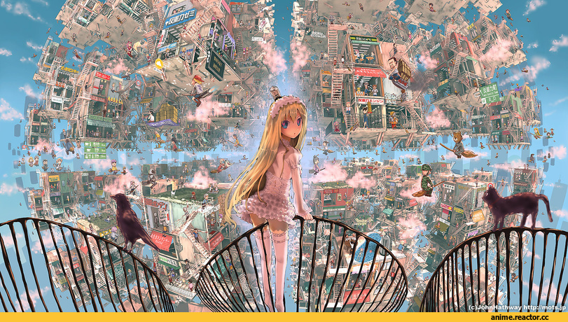 Anime Art, art, красивые картинки, john hathway, под катом еще, Anime