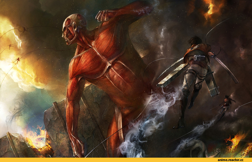 Shingeki no Kyojin, Anime Art, art, красивые картинки, wallpaper, Anime