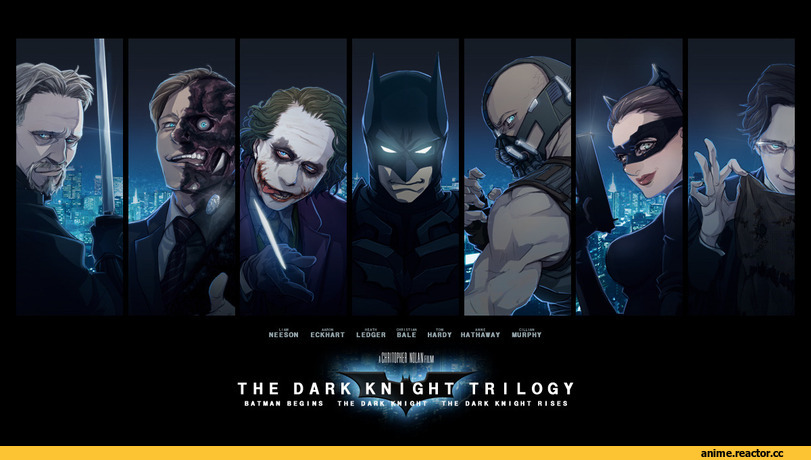 art, красивые картинки, Dark knight, Anime