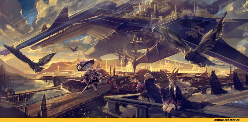 Anime Art, art, красивые картинки, Pixiv Fantasia New World, alcd, под катом еще, Anime