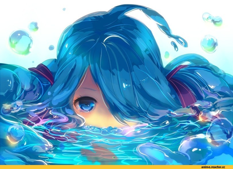 art, красивые картинки, Vocaloid, Bottle Miku, Anime