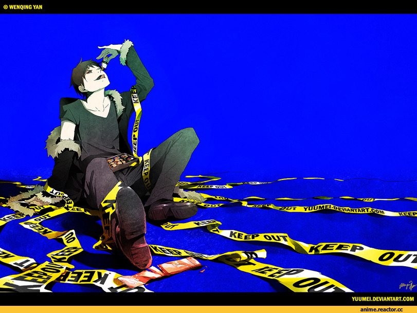 красивые картинки, art, Yuumei, Идзая Орихара, Orihara Izaya, Durarara!!, Anime