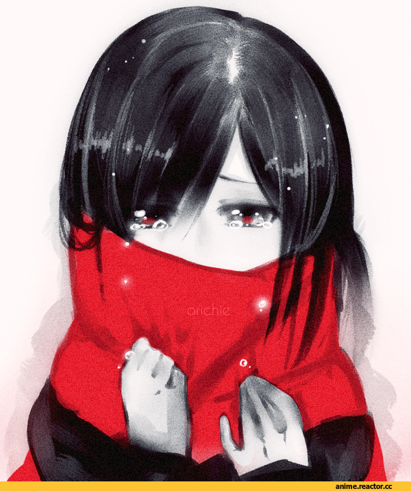art, красивые картинки, Anime Art, Shingeki no Kyojin, Mikasa Ackerman, Anime