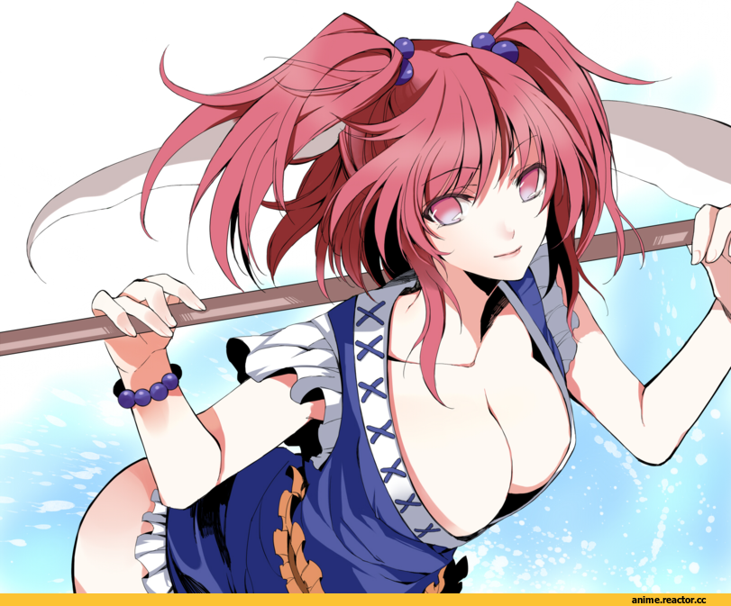 art, atoshi, Onozuka Komachi, touhou, Anime