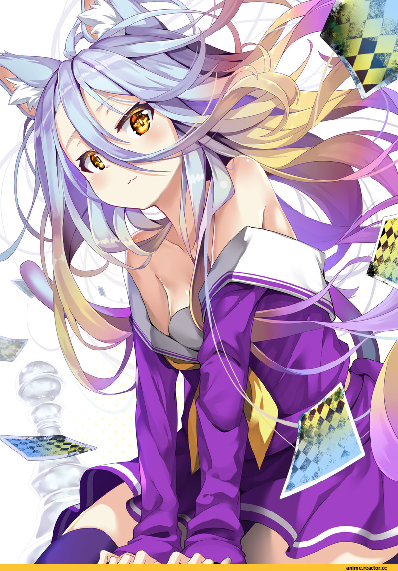 jie laite, Anime Art, artist, Shiro (NGNL), No Game No Life, Animal Ears, Anime