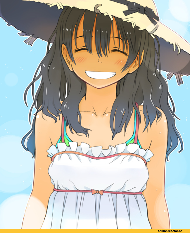 Anime Art, art, красивые картинки, девушка, улыбка, Anime