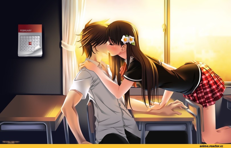 art, красивые картинки, 14 февраля, Anime