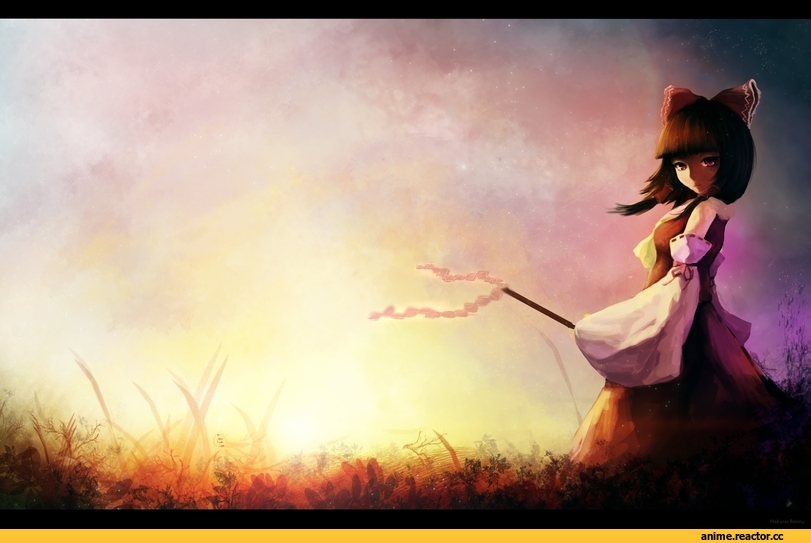 Anime Art, art, красивые картинки, Touhou Project, Hakurei Reimu, Anime