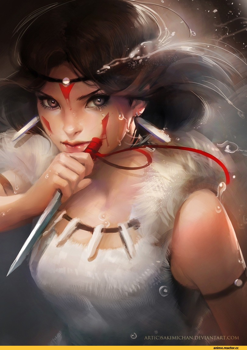 hd, под катом еще, princess mononoke, Anime Art, art, красивые картинки, Anime