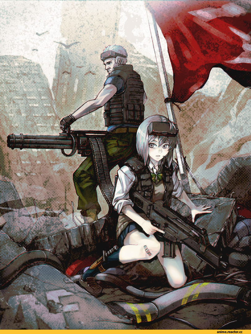 Sci-Fi, art, красивые картинки, Anime