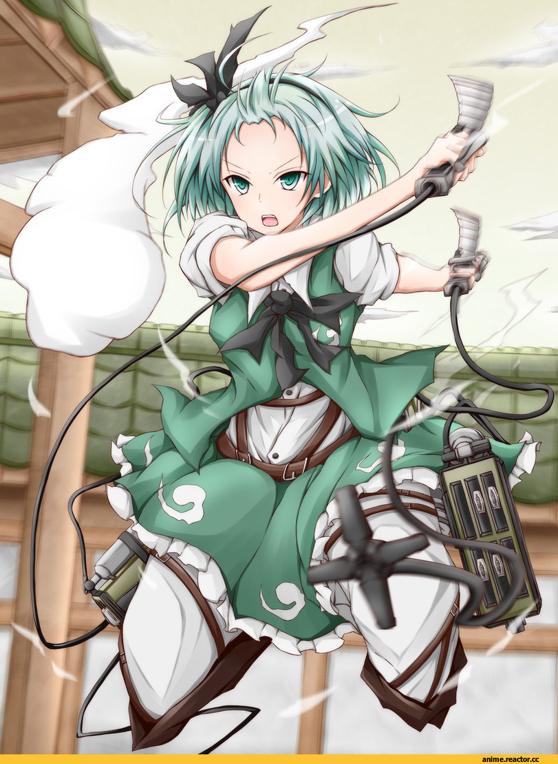 красивые картинки, art, Touhou Project, Shingeki no Kyojin, Konpaku Youmu, удалённое, Anime