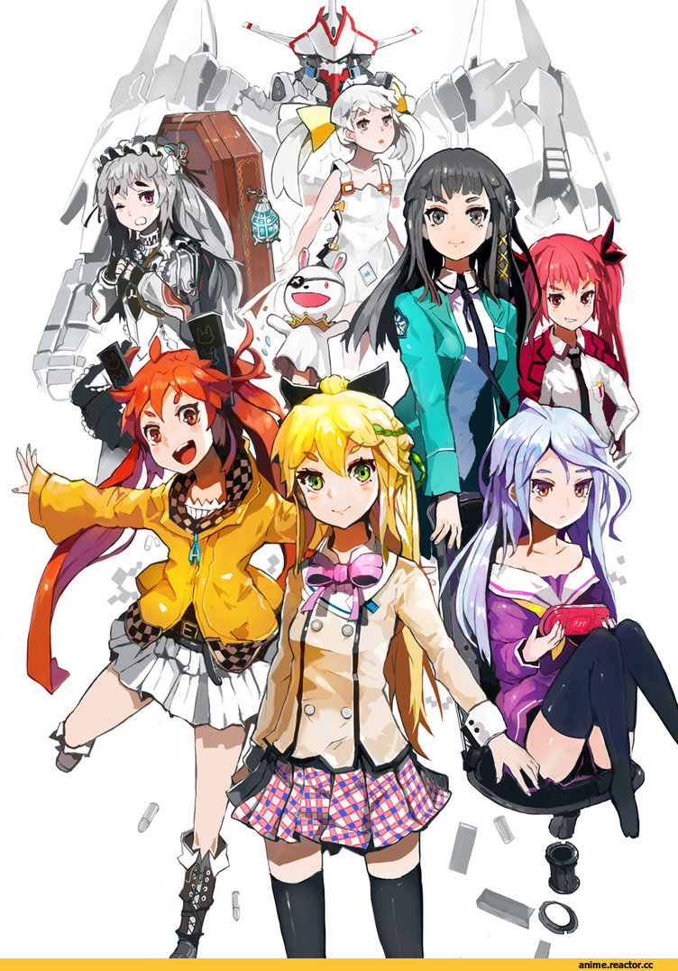 artist, Alchemaniac, No Game No Life, Hitsuge no Chaika, Captain Earth, Black Bullet, Mahouka Koukou no Rettousei, Date a Live, kanojo ga flag wo oraretara, Selector Infected Wixoss, Anime