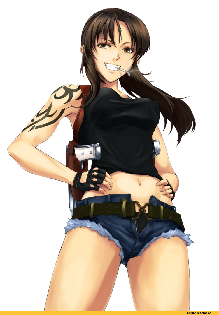 девушка, арт, красивые картинки, Black Lagoon, удалённое, аниме