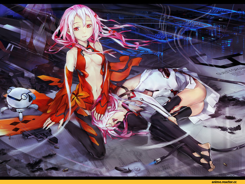 art, красивые картинки, Anime Art, Guilty Crown, Yuzuriha Inori, Anime