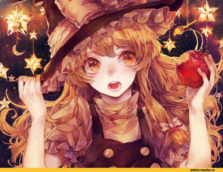 Touhou Project, красивые картинки, девушки, art, Anime Art, Kirisame Marisa, Anime