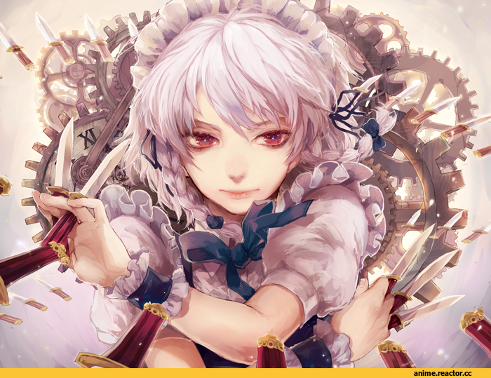 Touhou Project, Izayoi Sakuya, art, красивые картинки, девушки, Anime Art, Anime