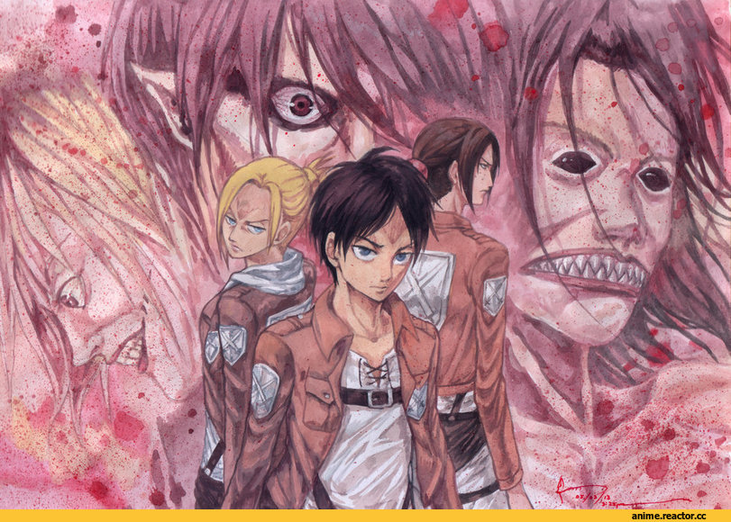 Anime Art, art, красивые картинки, Attack on Titan, удалённое, Anime