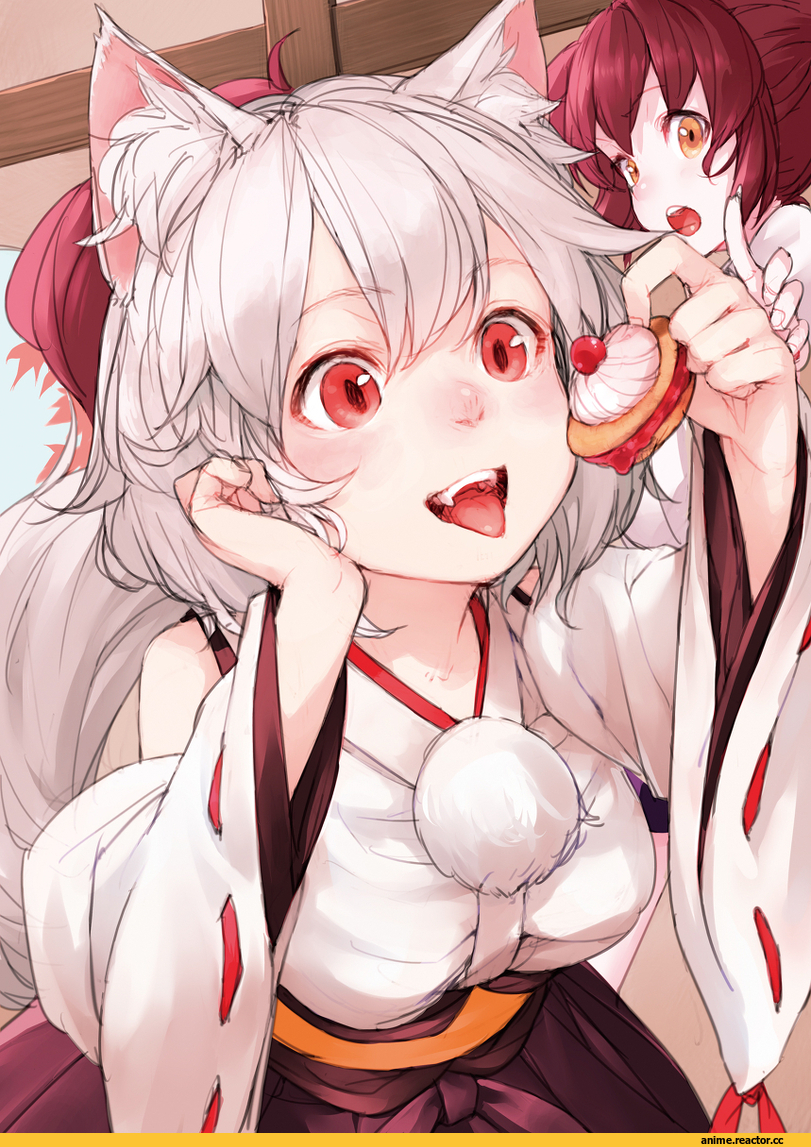 Touhou Project, Inubashiri Momiji, Anime Art, art, красивые картинки, девушки, Animal Ears, Inumimi, Anime