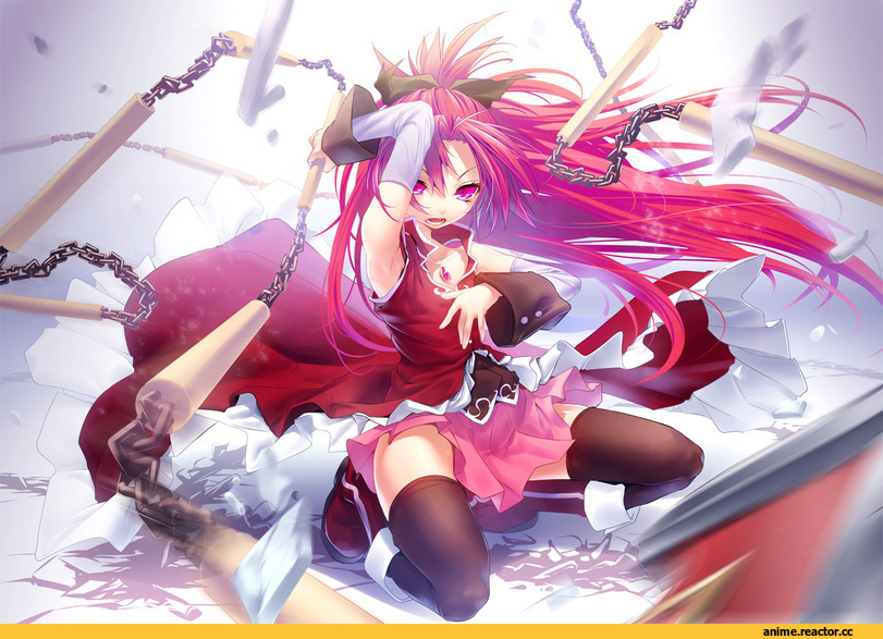 Mahou Shoujo Madoka Magica, Sakura Kyouko, art, красивые картинки, девушки, Anime Art, Опасные Няшки, Anime Няши, Anime