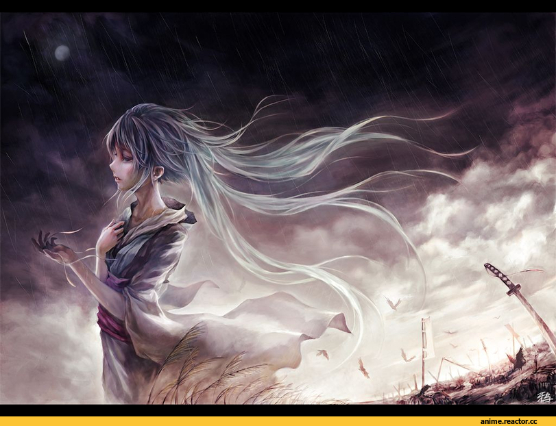 Vocaloid, Hatsune Miku, crowdesu, art, красивые картинки, Anime
