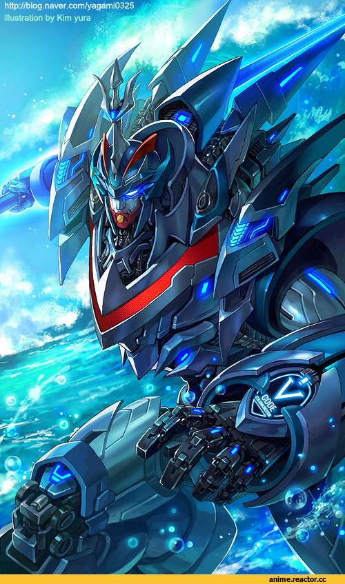 Sci-Fi, art, красивые картинки, мехи, Anime