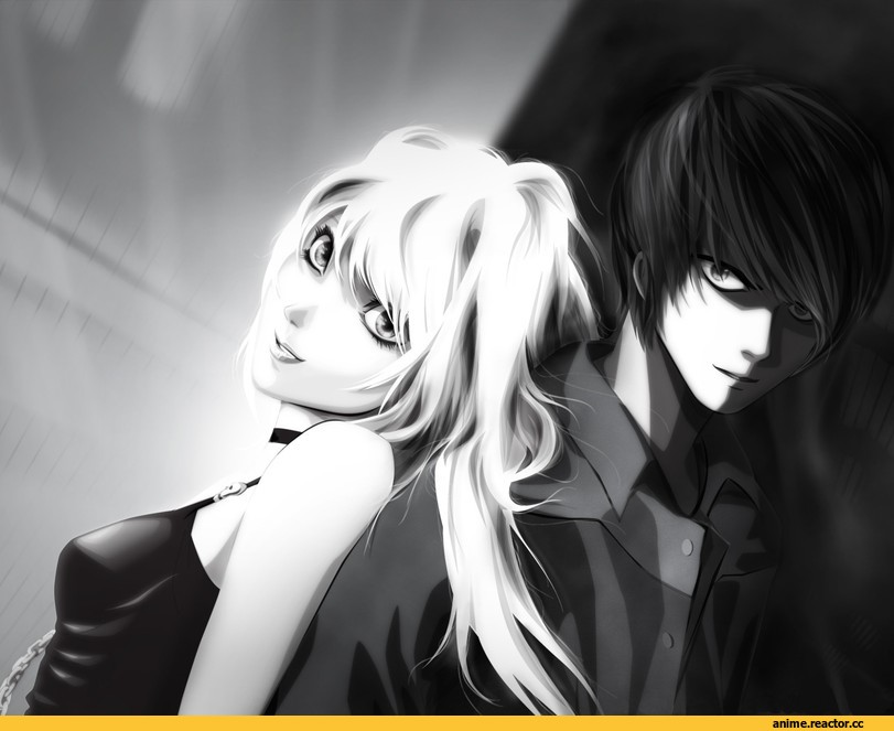 Anime Art, art, красивые картинки, death note, Yagami Light, Misa Amane, Anime