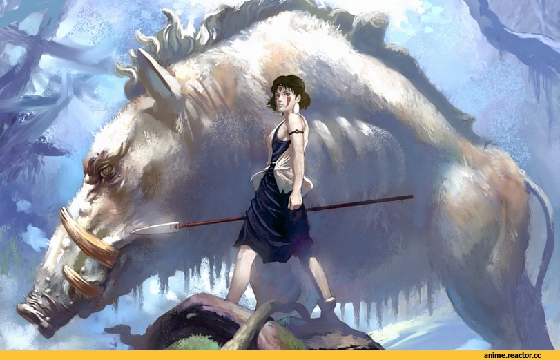 Mononoke Hime, Anime Art, art, красивые картинки, Anime
