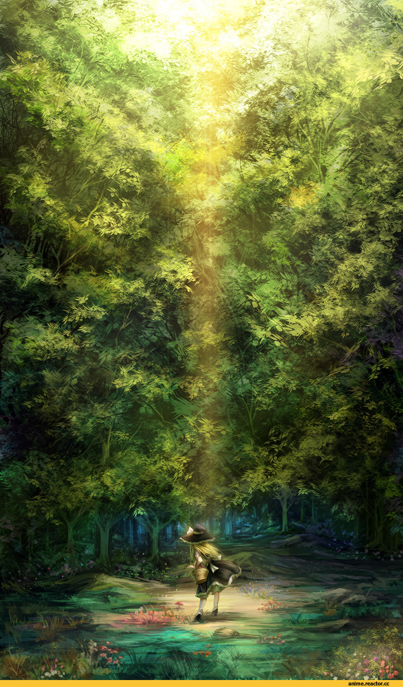 Anime Art, art, красивые картинки, madcocoon, Kirisame Marisa, touhou, Anime