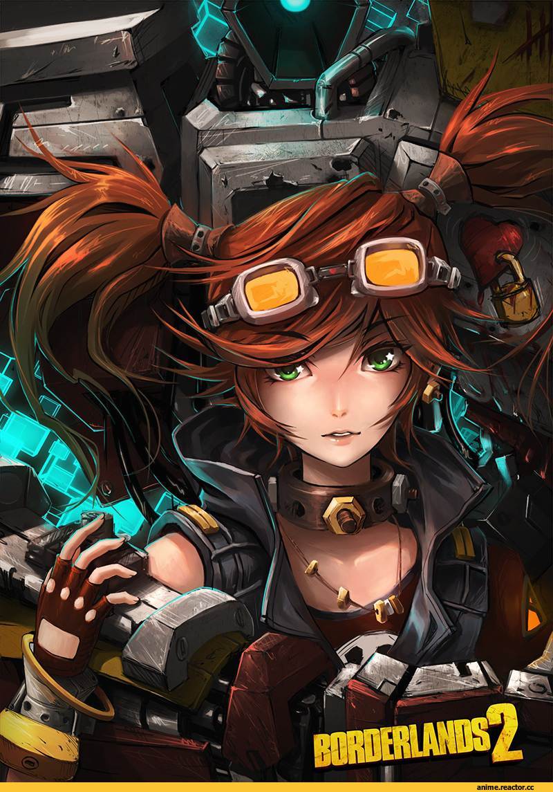 Borderlands 2, Mechromancer, арт, красивые картинки, Gaigee, анимэ