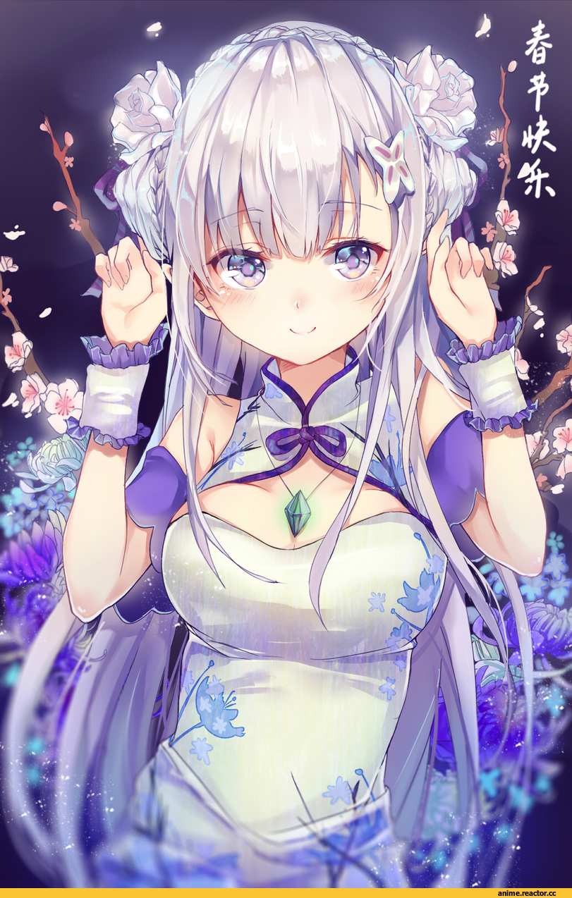 Re Zero Kara Hajimeru Isekai Seikatsu, Emilia (re zero), takitou, Anime