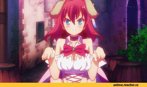 Anime Гифки, No Game No Life, Inumimi, Animal Ears, Stephanie Dola, Много аниме гифок, Anime