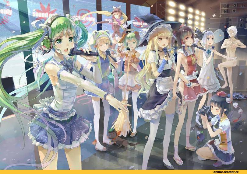 Touhou Project, art, красивые картинки, Anime