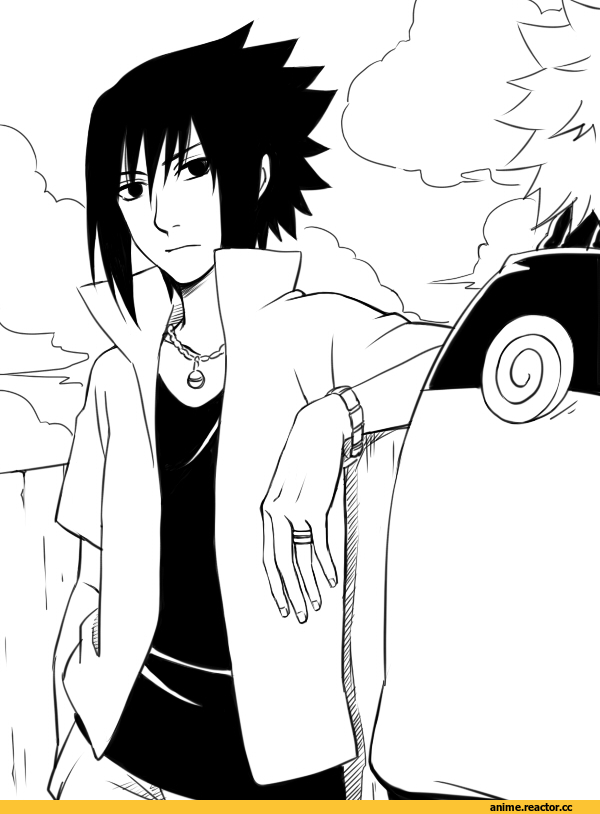 Uchiha Sasuke, art, красивые картинки, удалённое, Anime