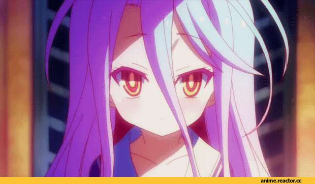 Anime Гифки, No Game No Life, Shiro, для важных переговоров, Shiro (NGNL), Anime