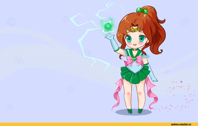 sailor moon, art, красивые картинки, девушка, юпитер, няшность, няшка, chibi, рисовал сам, Anime