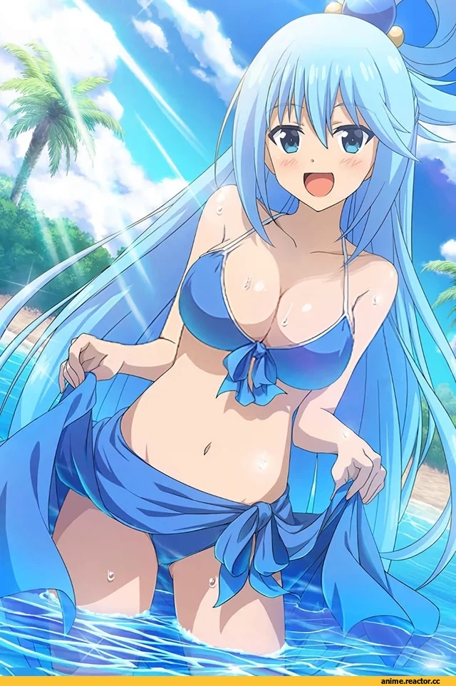 Aqua (KonoSuba), KonoSuba, Anime Ero, Anime Ero Swim, Anime