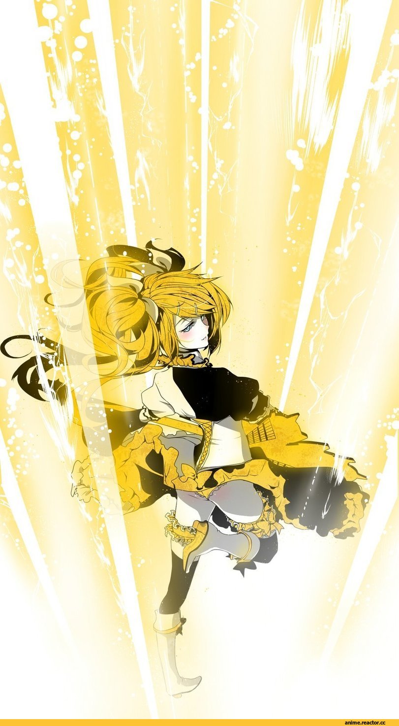 art, красивые картинки, девушки, Anime Art, Vocaloid, Kagamine Rin, Anime