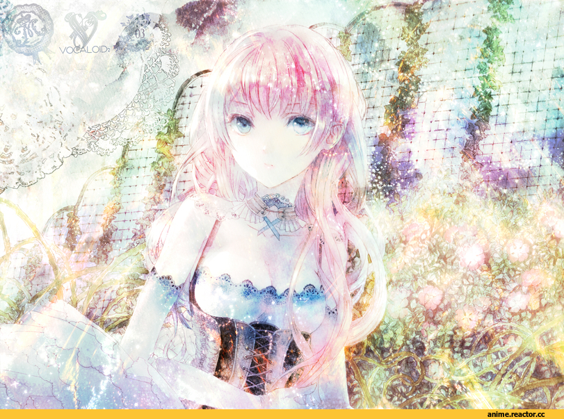 Anime Art, art, красивые картинки, Vocaloid, Megurine Luka, Ebisu Kana, длинные картинки, под катом еще, Anime