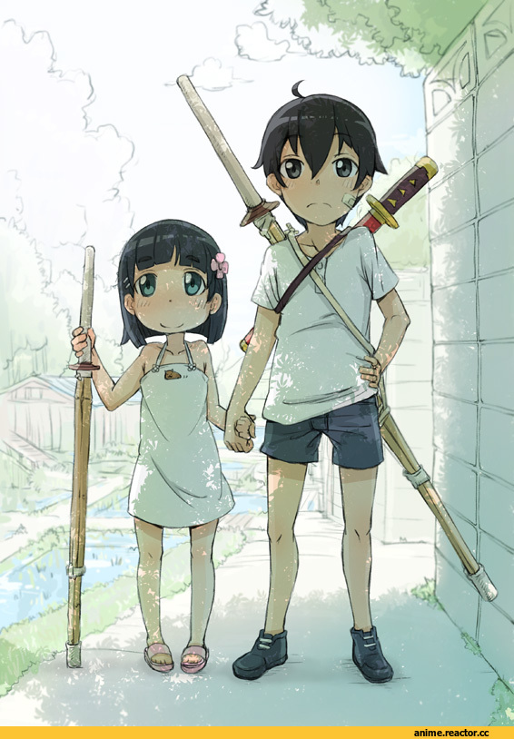 art, красивые картинки, nekomasu, Kirigaya Suguha, Sword Art Online, Kirigaya Kazuto, Anime