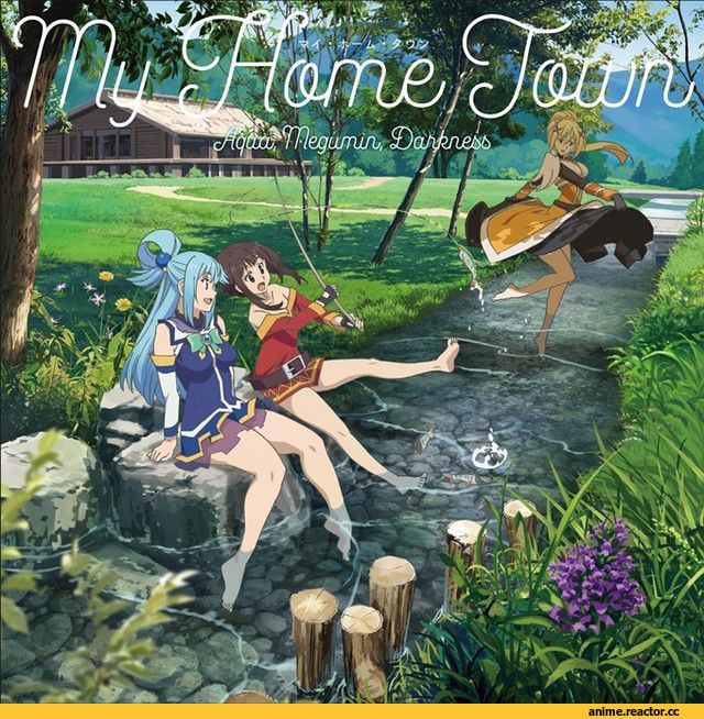 Aqua (KonoSuba), KonoSuba, Darkness (KonoSuba), Megumin, Anime