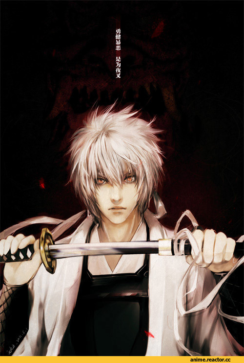 Gintama, Sakata Gintoki, art, красивые картинки, Anime Art, Anime