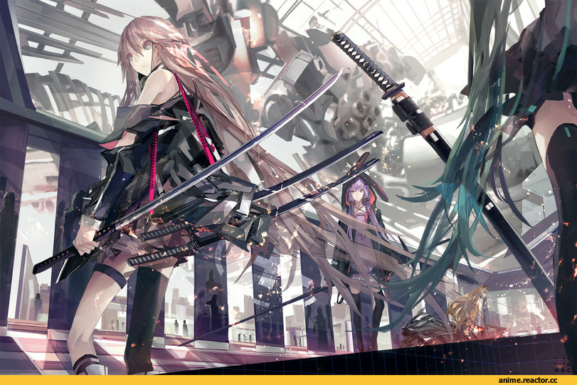 art, красивые картинки, девушки, Anime Art, Vocaloid, Hatsune Miku, Ia, Yuzuki Yukari, SeeU, Anime