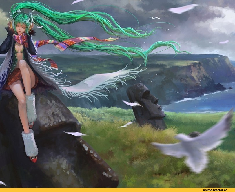 art, красивые картинки, Vocaloid, Hatsune Miku, Anime
