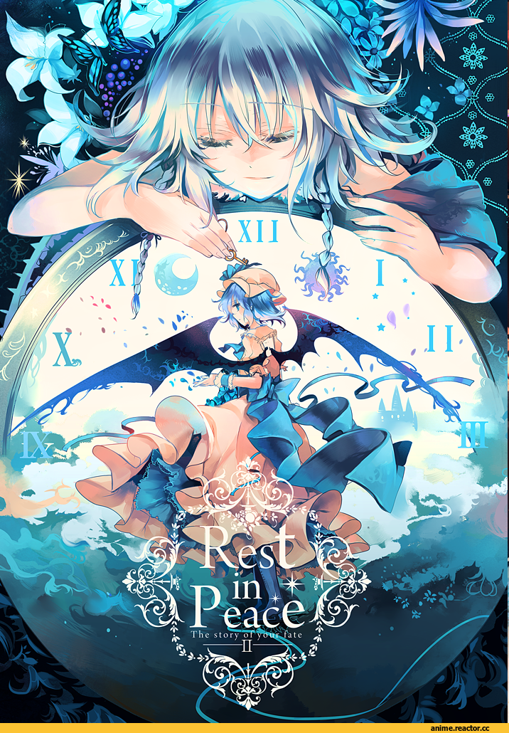art, красивые картинки, Izayoi Sakuya, Touhou Project, Anime