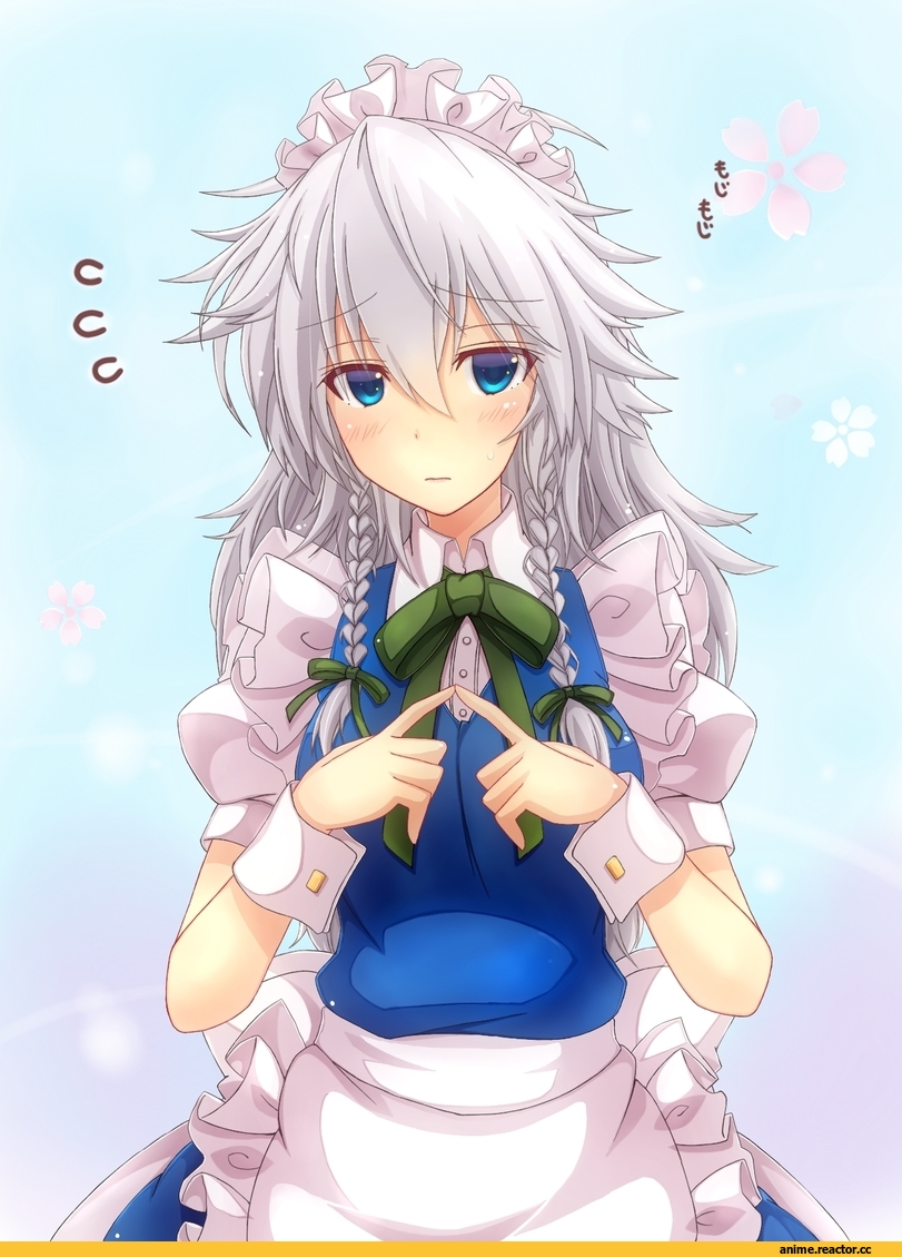 art, красивые картинки, Izayoi Sakuya, Touhou Project, Anime