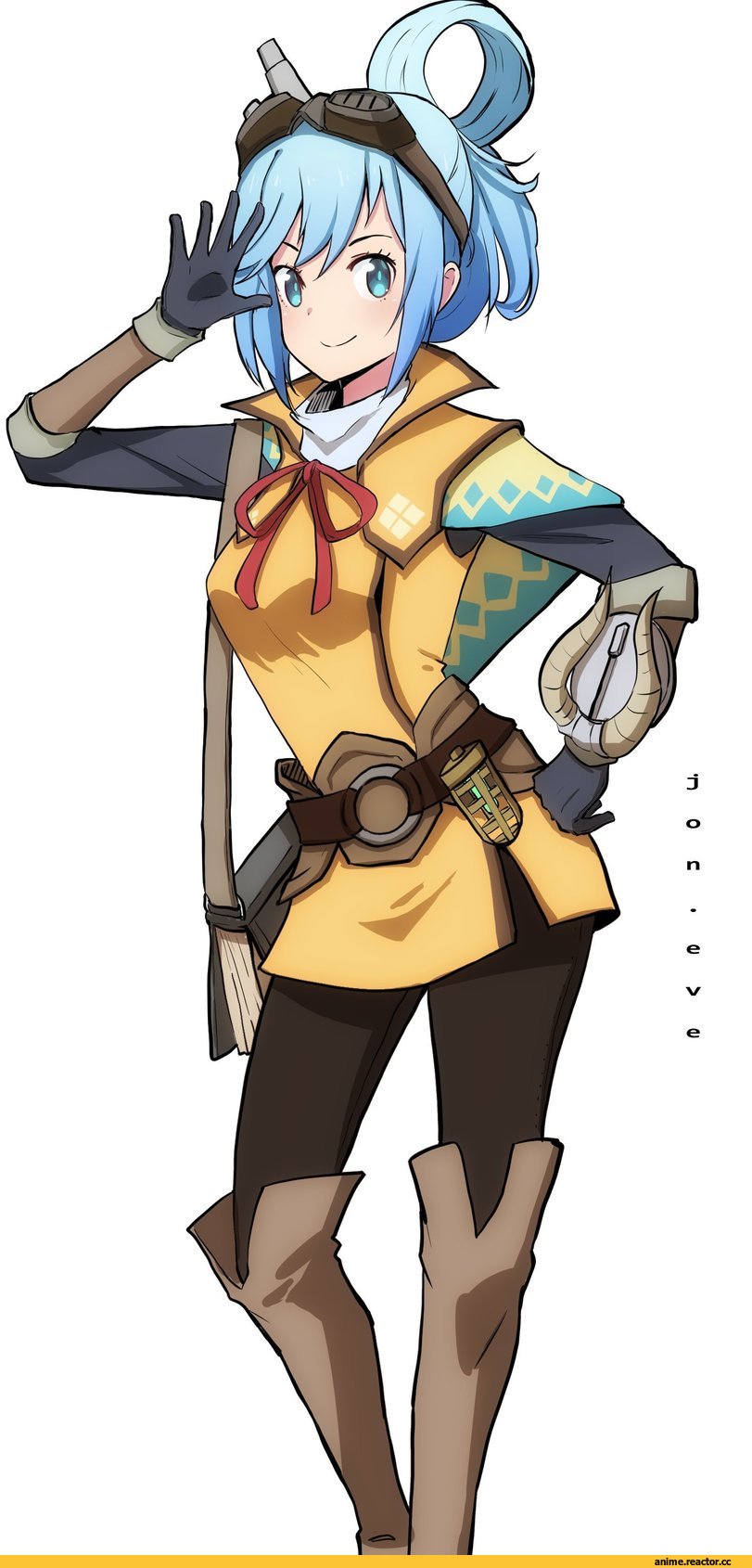 Darkness (KonoSuba), KonoSuba, Megumin, Aqua (KonoSuba), Satou Kazuma, Monster Hunter World, Monster Hunter, Игры, crossover, Jon__Eve, Anime