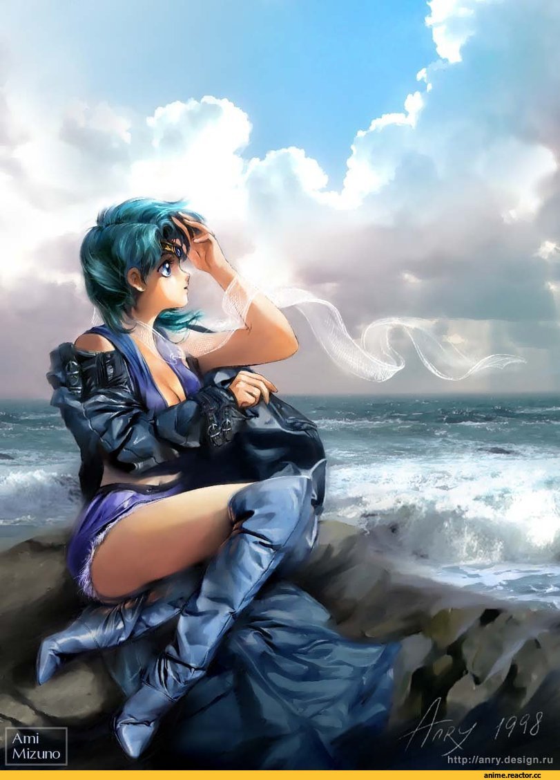 sailor moon, sailor mercury, красивые картинки, art, Anime