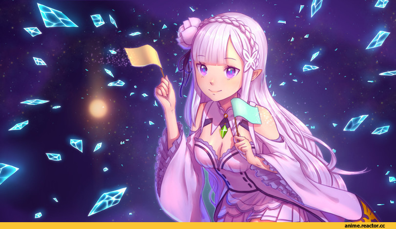 Re Zero Kara Hajimeru Isekai Seikatsu, Emilia (re zero), Sanngris, Anime