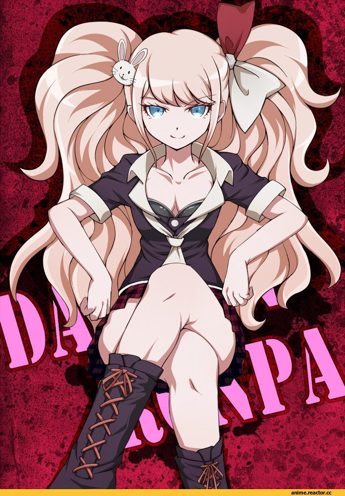 аниме-арт, art, красивые картинки, Junko Enoshima, Danganronpa, аниме
