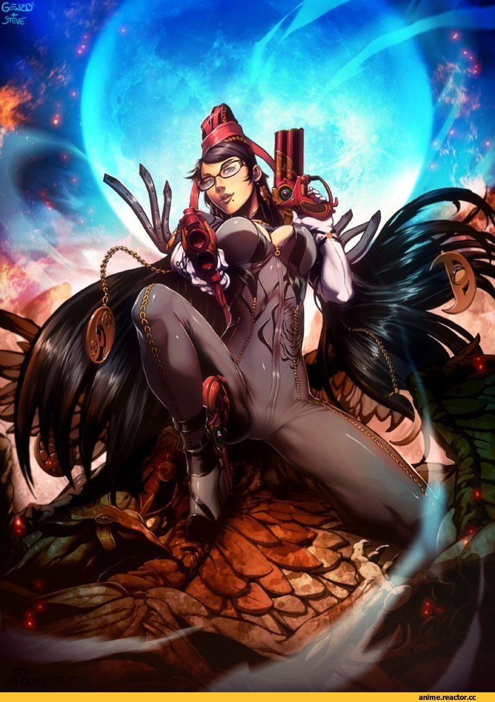 art, красивые картинки, Bayonetta, Anime